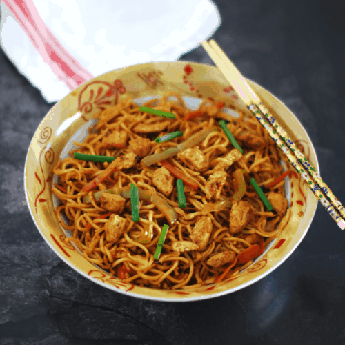 Chicken BBQ Noodles Recipe