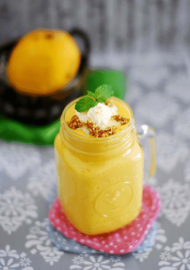 Mango Milkshake With Ice Cream - An Easy &amp; Simple Recipe